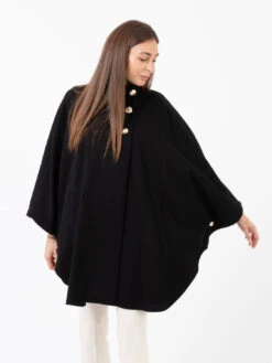 Patrizia Pepe Mantella In Panno Nera