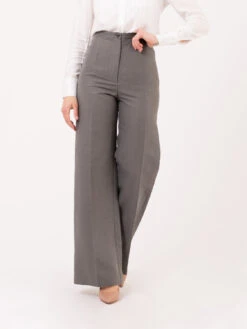 Patrizia Pepe Pantaloni Taglio Dritto Tech Grey