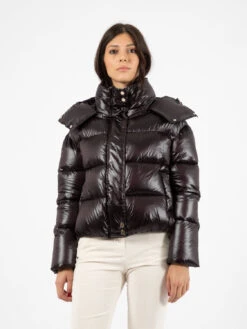 Patrizia Pepe Piumino Corto Puffy Essential Nero