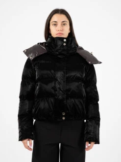 Patrizia Pepe Piumino Effetto Vinile Eldorado Nero