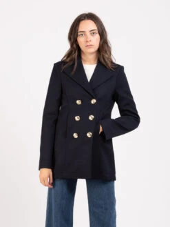 Patrizia Pepe Caban Doppiopetto Dark Navy