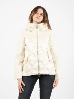 People Of Shibuya Giubbotto Corto Con Maniche In Lana Bianco