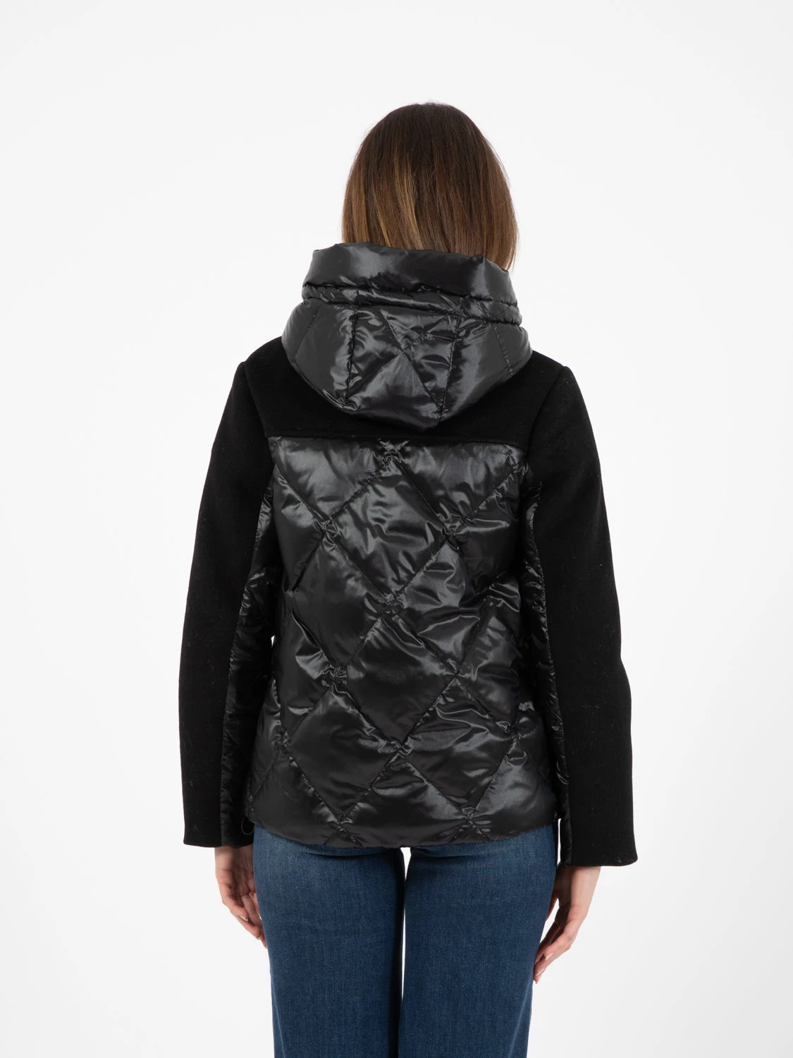 People Of Shibuya Giubbotto Corto Con Maniche In Lana Nero 5 People Of Shibuya Giubbotto Corto Con Maniche In Lana Nero - Image 3