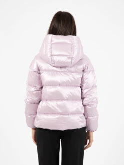 People Of Shibuya Piumino Corta Con Cappuccio Lilla -Couture per Lei people of shibuya piumino corta con cappuccio lilla3