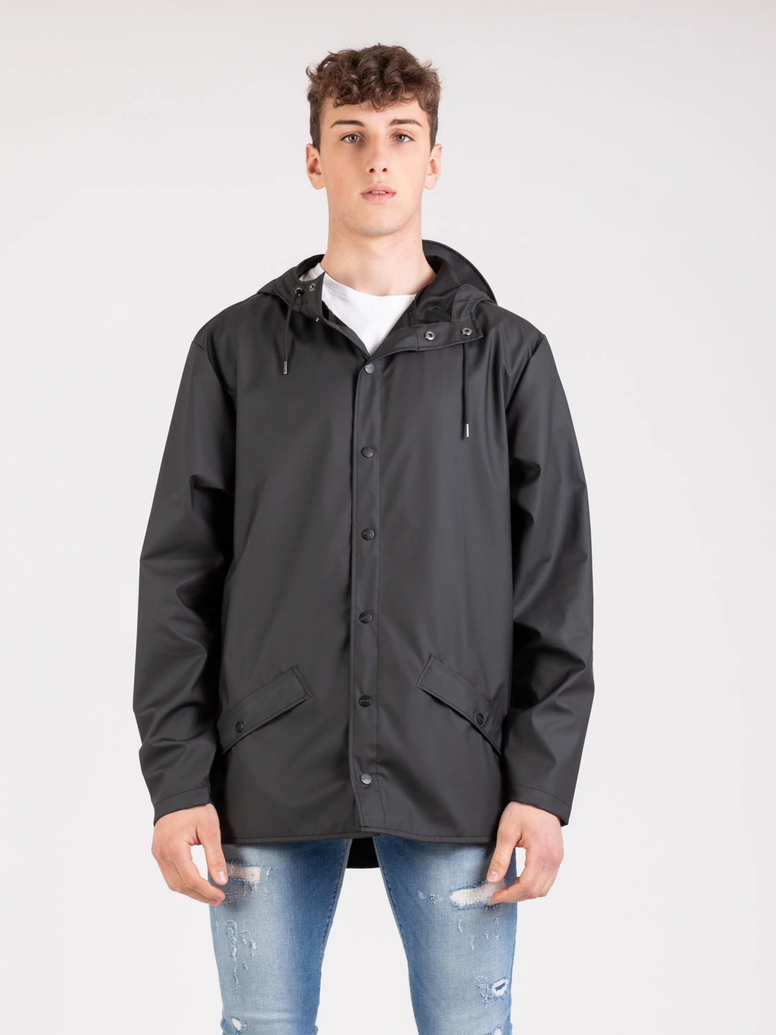 Rains Giacca Impermeabile Nera 4 Rains Giacca Impermeabile Nera - Image 2