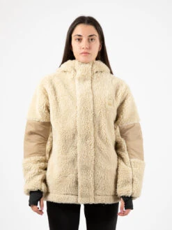 Rains Kofu Fleece Hoodie T1 Sand