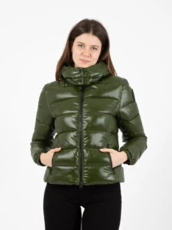 SAVE THE DUCK Cosmary Hooded Luck 17 Jacket Pine Green