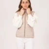 SAVE THE DUCK Gilet Iris14 Arabella Sand Beige -Couture per Lei save the duck gilet iris14 arabella sand beige2