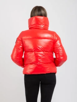 SAVE THE DUCK Giubbetto Luck 13 Isla Rosso -Couture per Lei save the duck giubbetto luck 13 isla rosso3