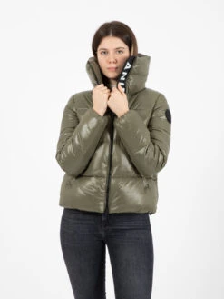 SAVE THE DUCK Giubbotto Isla Jacket Luck 17 Laurel Green