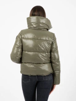 SAVE THE DUCK Giubbotto Isla Jacket Luck 17 Laurel Green -Couture per Lei save the duck giubbotto isla jacket luck 17 laurel green3