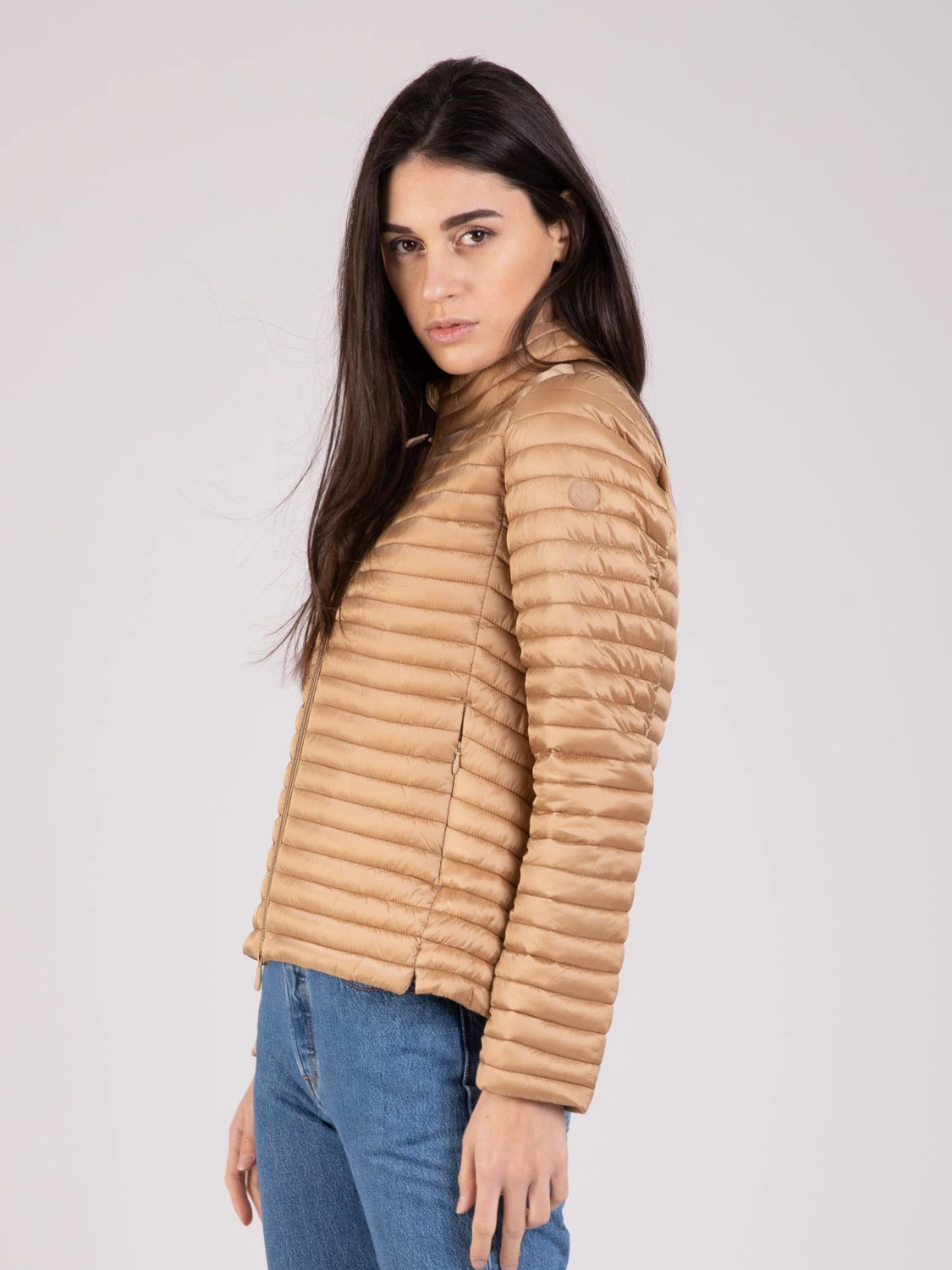 SAVE THE DUCK Piumino Alice Iris12 Biscuit Beige 4 SAVE THE DUCK Piumino Alice Iris12 Biscuit Beige - Image 2