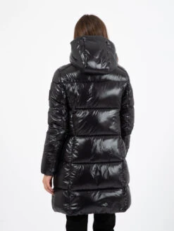SAVE THE DUCK Piumino Lungo Luck17 Ines Hooded Black -Couture per Lei save the duck piumino lungo luck17 ines hooded black3