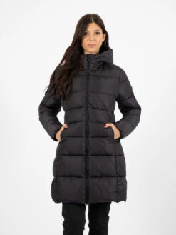SAVE THE DUCK Piumino Mega 17 Taylor Hooded Coat Black