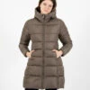 SAVE THE DUCK Piumino Mega 17 Taylor Hooded Mud Grey