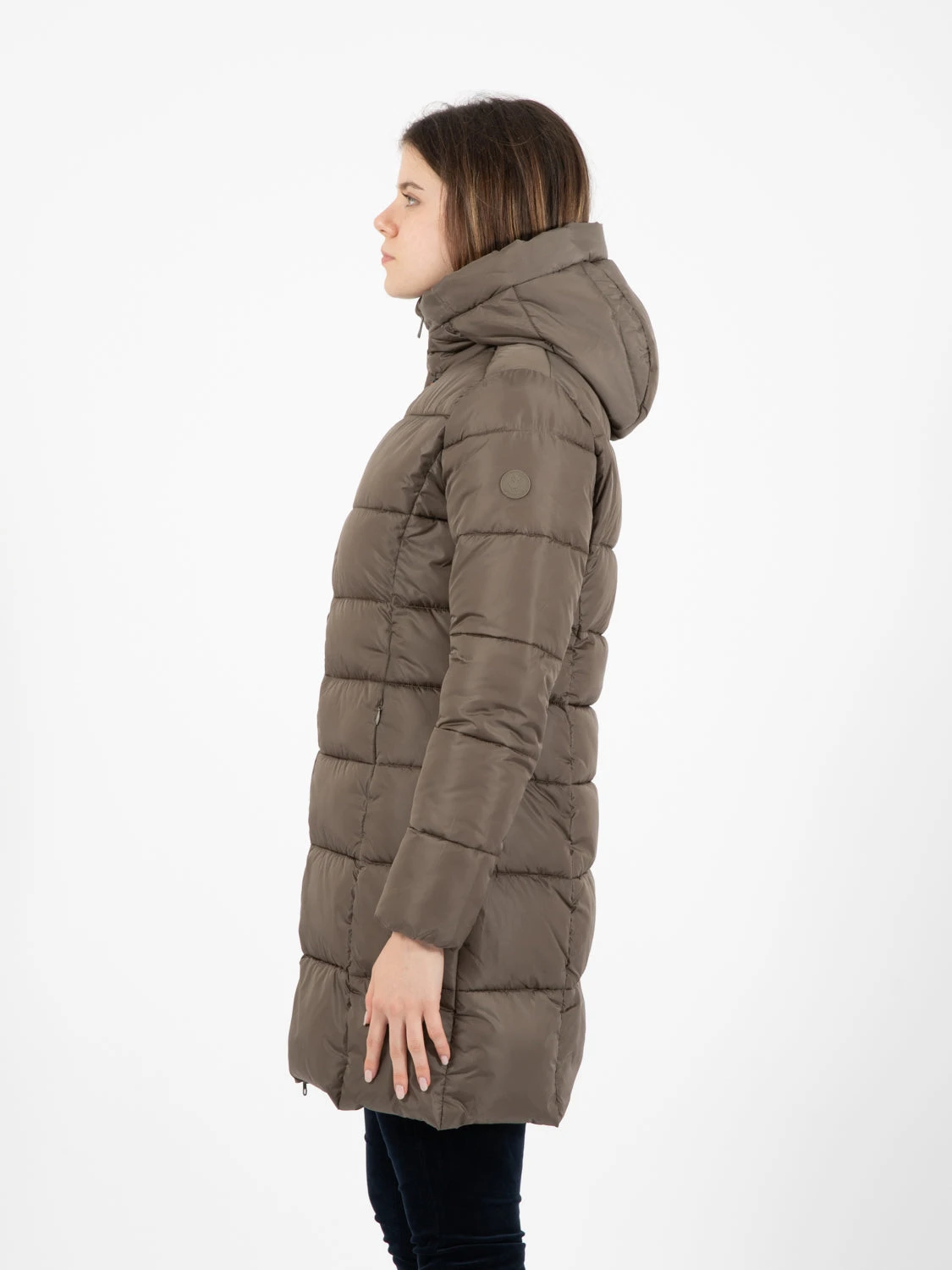 SAVE THE DUCK Piumino Mega 17 Taylor Hooded Mud Grey 4 SAVE THE DUCK Piumino Mega 17 Taylor Hooded Mud Grey - Image 2