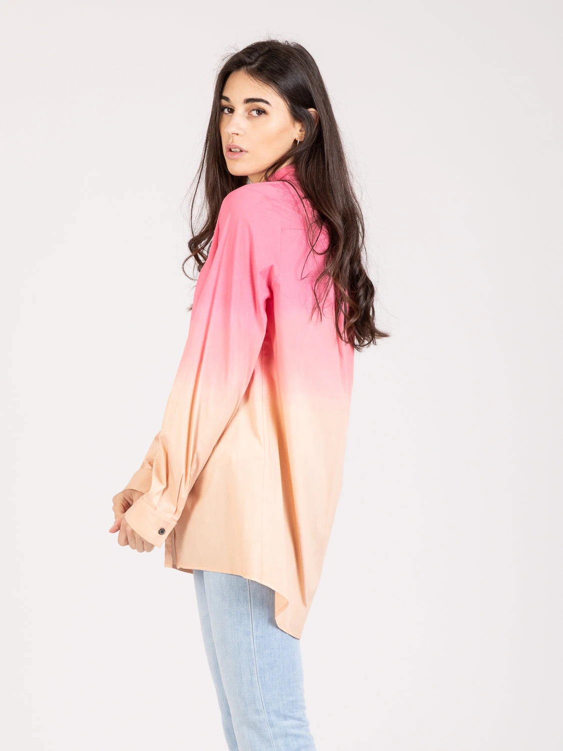 Camicia Degradé Fuxia / Mattone 4 Camicia Degradé Fuxia / Mattone - Image 2