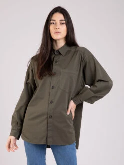 Camicia Over Dark Military