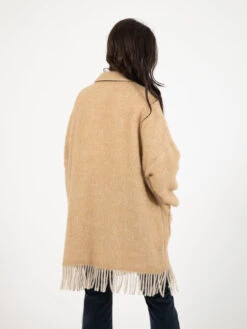 Cappotto Sigmund Spinato Crema / Miele 7 Cappotto Sigmund Spinato Crema / Miele -Couture per Lei semicouture cappotto sigmund spinato miele3