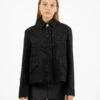 Giacca Corta Avril In Tweed Nero -Couture per Lei semicouture giacca corta avril in tweed nero1