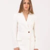 Blazer Doppiopetto Bianco In Lino -Couture per Lei solo tre blazer doppiopetto bianco in lino1