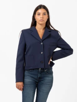 Blazer Monopetto Corto Blu