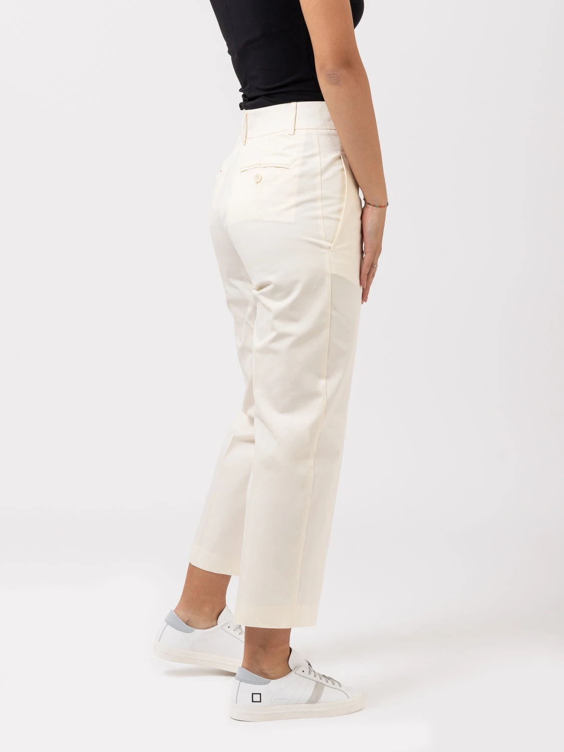 Pantaloni Baggy In Cotone Naturale Strutturato 4 Pantaloni Baggy In Cotone Naturale Strutturato - Image 2