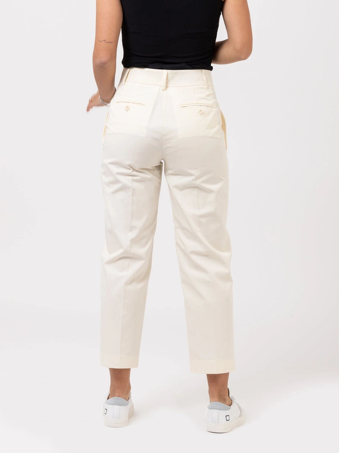 Pantaloni Baggy In Cotone Naturale Strutturato 5 Pantaloni Baggy In Cotone Naturale Strutturato - Image 3