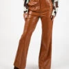 Pantaloni Ecopelle Caramello -Couture per Lei solotre pantaloni ecopelle caramello1
