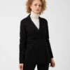 Blazer Doppiopetto Nero Taglio Vivo -Couture per Lei stimm blazer doppiopetto nero taglio vivo1