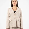 Blazer In Velluto A Coste Naturale 1 Blazer In Velluto A Coste Naturale -Couture per Lei stimm blazer in velluto a coste naturale1