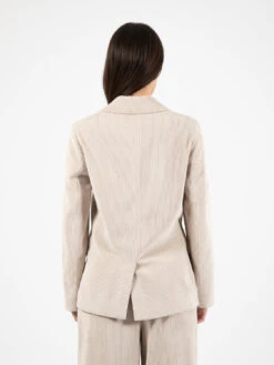 Blazer In Velluto A Coste Naturale -Couture per Lei stimm blazer in velluto a coste naturale3