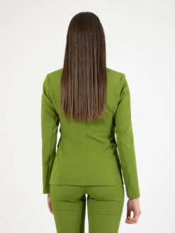 Blazer Monopetto Avvitato Verde -Couture per Lei stimm blazer monopetto avvitato verde2