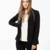 Blazer Monopetto Nero Con Pinces -Couture per Lei stimm blazer monopetto nero con pinces1