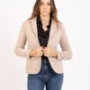 Blazer Morbido Peloso Beige -Couture per Lei stimm blazer morbido peloso beige1