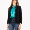 Blazer Morbido Peloso Nero -Couture per Lei stimm blazer morbido peloso nero2