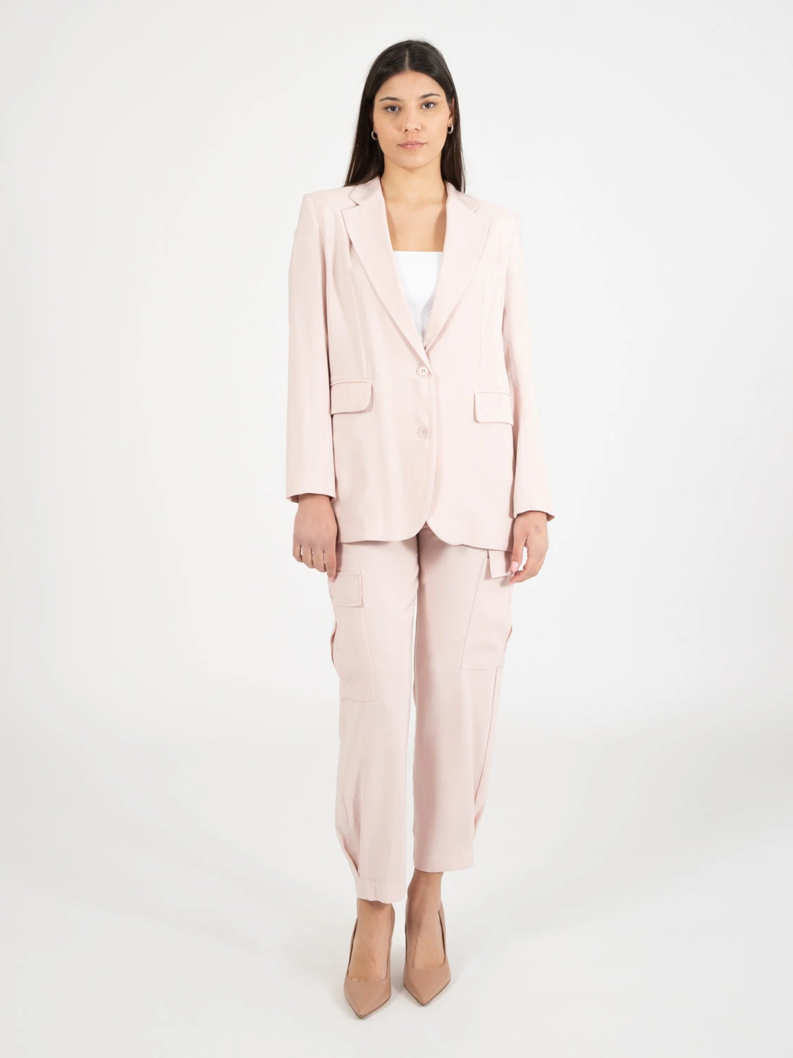 Blazer Over Viscosa Rosa 6 Blazer Over Viscosa Rosa - Image 4