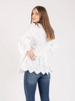 Camicia San Gallo Bianca Con Balze -Couture per Lei stimm camicia san gallo bianca con balze3