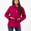 Cappottino Bressa Lana Cotta Fuxia