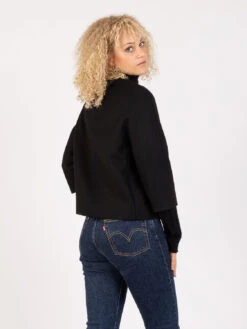 Cappottino Diana Madrid Nero -Couture per Lei stimm cappottino diana madrid nero3