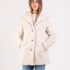 Cappottino Giama Ecofur Bouclé Panna -Couture per Lei stimm cappottino giama ecofur boucl panna1