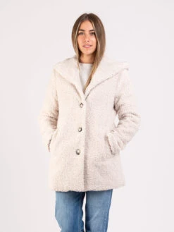 Cappottino Giama Ecofur Bouclé Panna