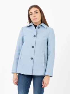 Cappottino Odod Tacito Corto Azzurro