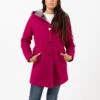 Cappotto Lungo In Lana Cotta Fuxia -Couture per Lei stimm cappotto lungo in lana cotta blu marrone1