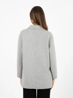 Cappotto Monopetto Scarlett In Lana Grigio -Couture per Lei stimm cappotto monopetto scarlett in lana grigio3