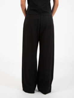 Pantalone A Palazzo Con Doppia Pence Nero 8 Pantalone A Palazzo Con Doppia Pence Nero -Couture per Lei stimm pantalone a palazzo con doppia pence nero4