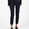 Pantalone A Sigaretta In Cotone Blu -Couture per Lei stimm pantalone a sigaretta in cotone blu1