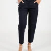 Pantalone Cropped In Cotone Blu 1 Pantalone Cropped In Cotone Blu -Couture per Lei stimm pantalone cropped in cotone blu1