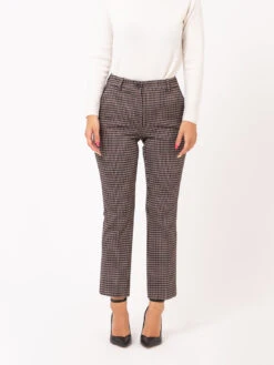 Pantalone Pie De Poul Nero / Rosso / Bianco