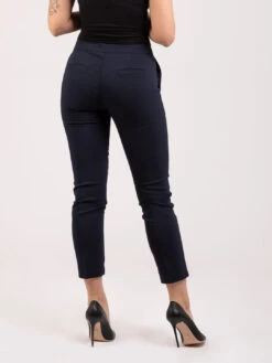 Pantaloni A Sigaretta Blu Con Spacchetto 7 Pantaloni A Sigaretta Blu Con Spacchetto -Couture per Lei stimm pantaloni a sigaretta blu con spacchetto3